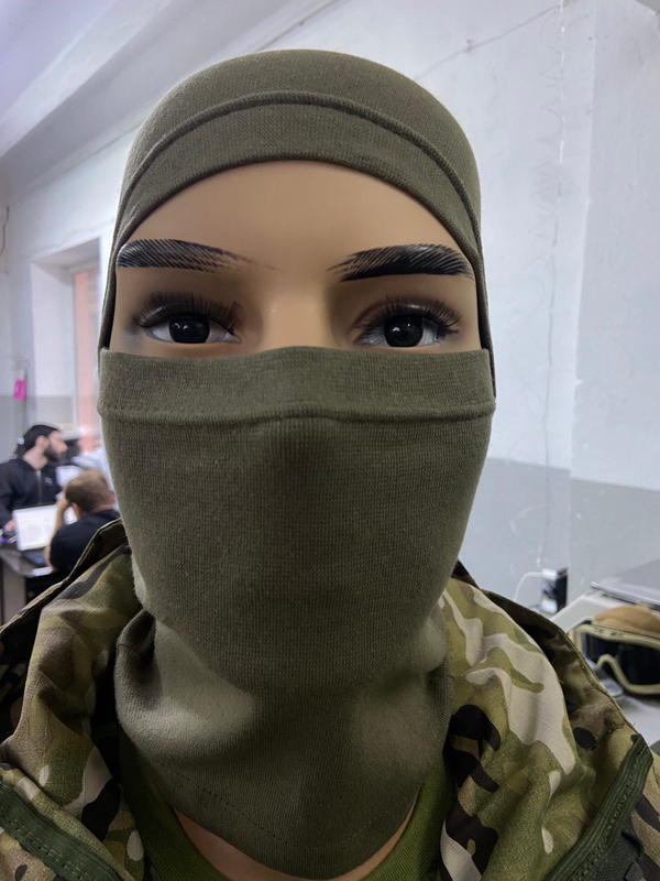 Балаклава хлопковая / олива