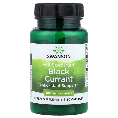 Swanson Vitamins, Full Spectrum®, черная смородина, 400 мг, 60 капсул