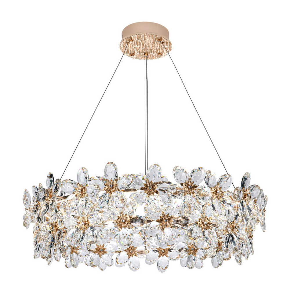 Подвесная светодиодная люстра Modelux ML.9520.800 GD