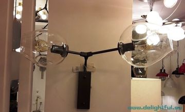 replica  LINDSEY ADELMAN BRANCHING BUBBLE CHANDELIER wall lamp 2 ( black )