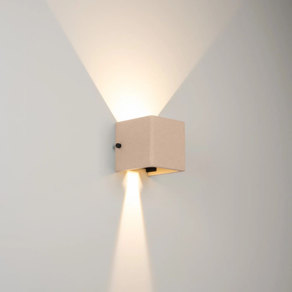 Светильник LGD-PERAN-WALL-S120x120-6W Warm3000 (Light ivory, 0-80 deg, 230V) (Arlight, IP65 Бетон, 3 года) 061760