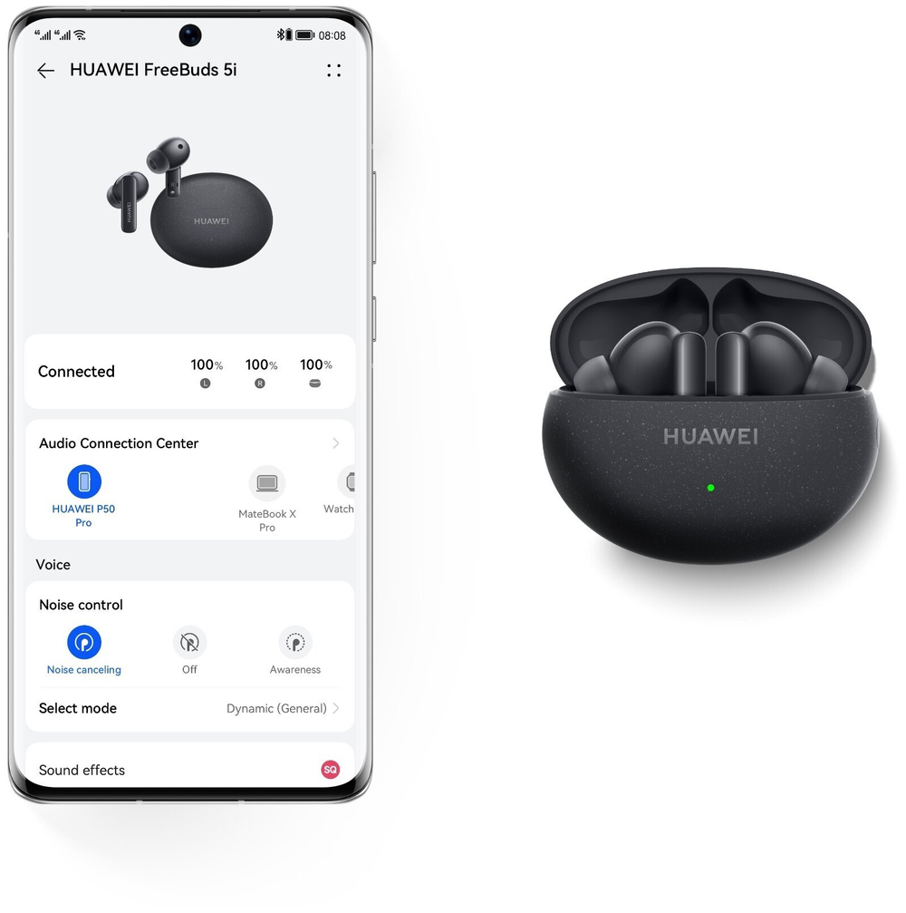 Наушники True Wireless HUAWEI Freebuds 5i Nebula Black (T0014)