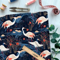 Ткань Ниагара Софт сказочные цапли