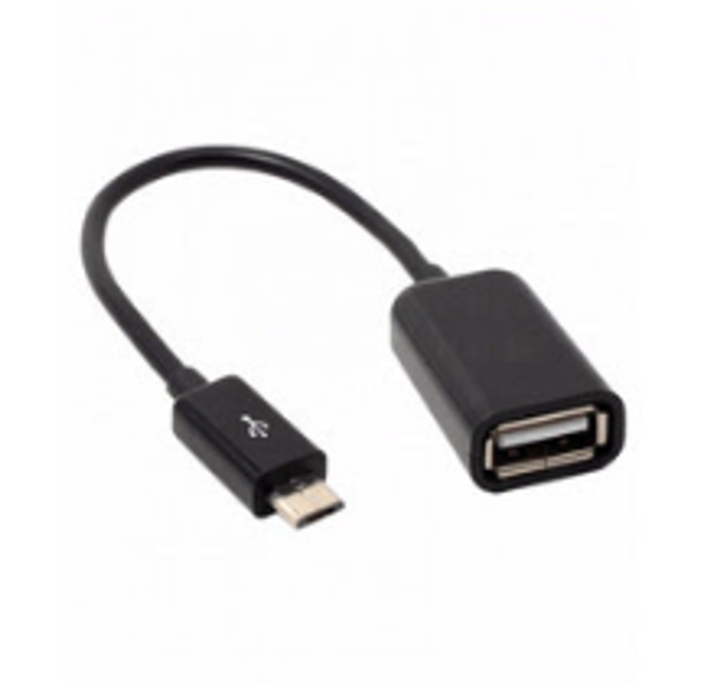Адаптер K-08 OTG to Micro-USB (черный)