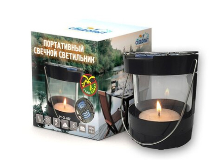 Светильник свечной портативный Следопыт, большой(с фумигатором)