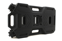 Канистра экспедиционная PRO 10 литров две горловины и заправочный носик (черная)