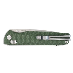 Нож складной SRM 255L-MG2 Medal Beadblast (140Cr Laminated, Green Micarta)