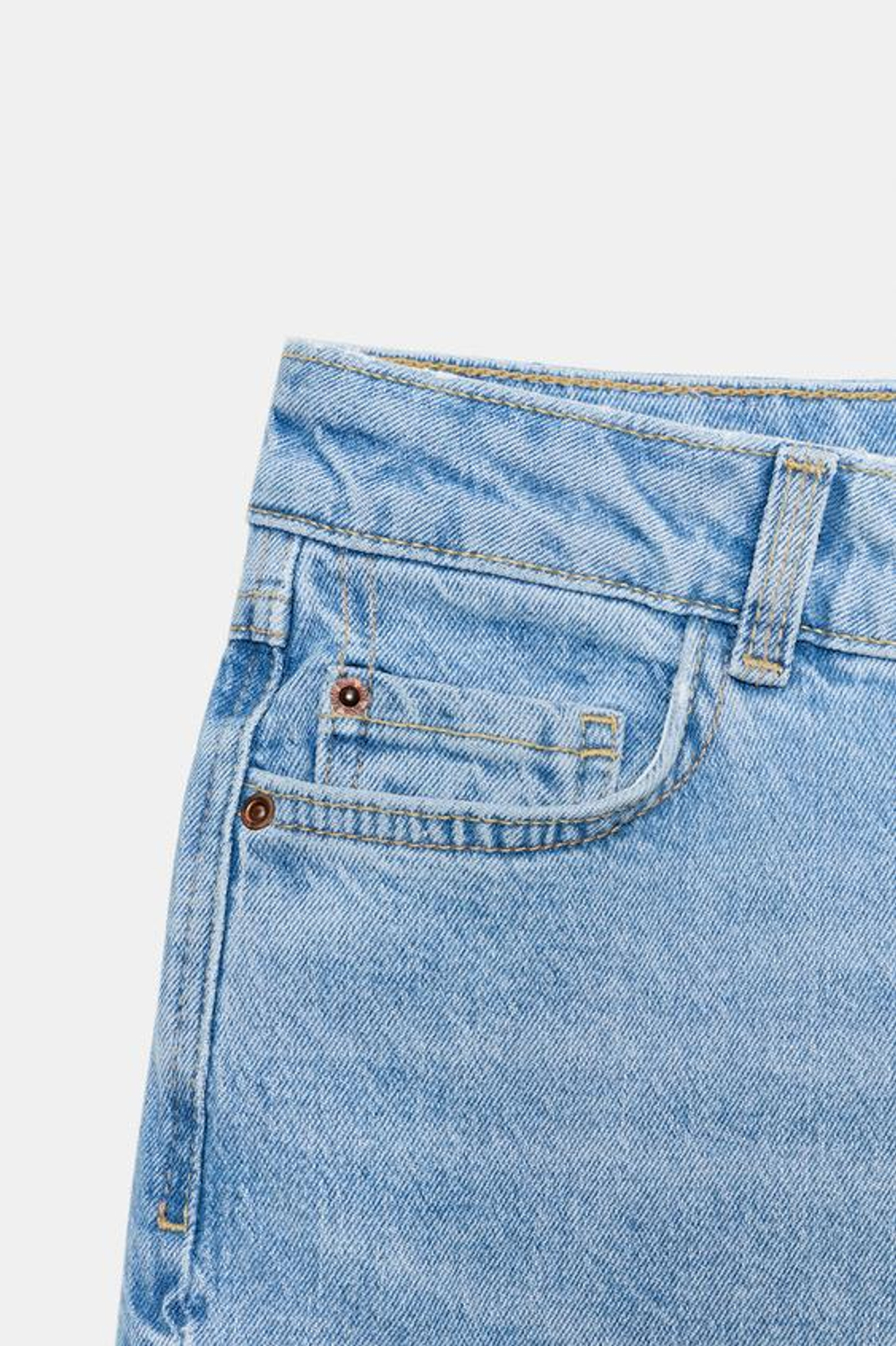 Z1975 ДЖИНСЫ-КЛОТТЫ С ВЫСОКОЙ ТАЛИЕЙ COMFORT - ZARA
