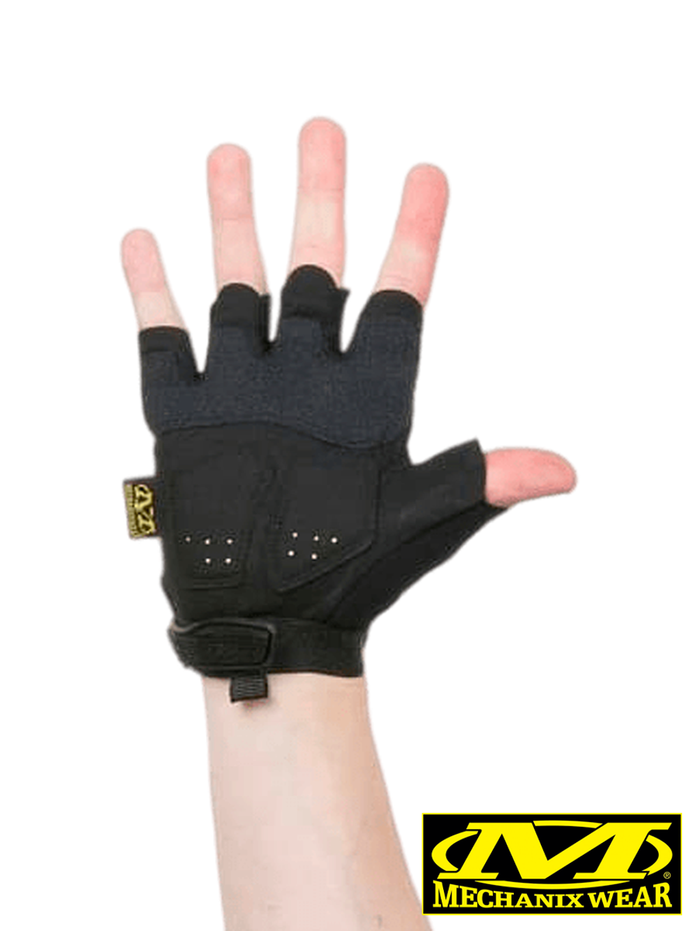 Перчатки беспалые Mechanix M-Pact Fingerless (реплика). Чёрный