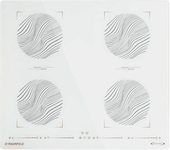 Индукционная варочная панель MAUNFELD CVI594SB2WHF Inverter