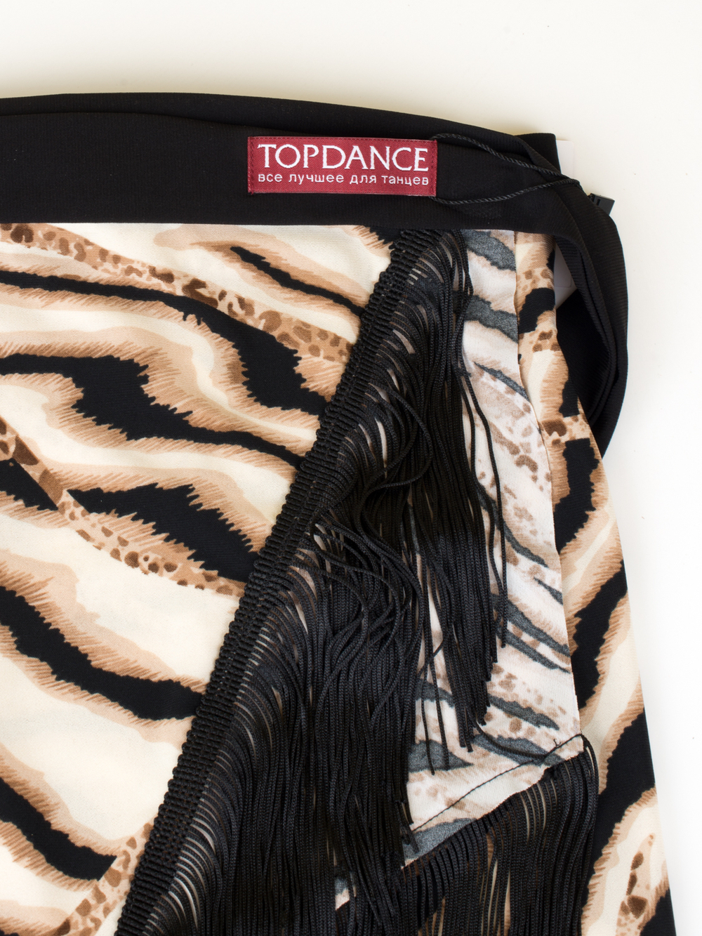 Юбка-платок с бахромой