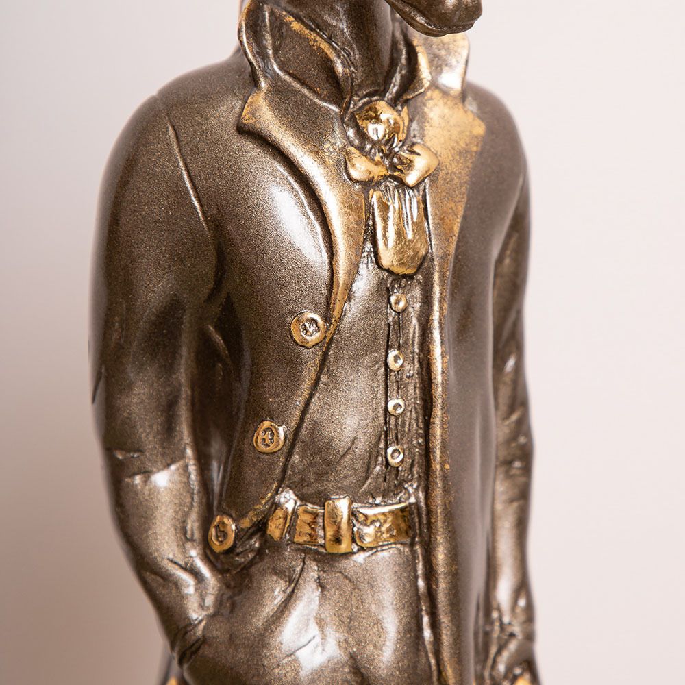 Скульптура Конь в пальто Бронза