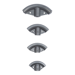 Трубогиб гидравлический, 1/2-3", 15 т, в комплекте с башмаками Matrix