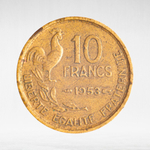 France, 10 Francs 1953 - Guiraud, VF