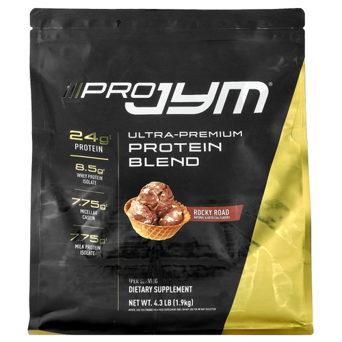 JYM Supplement Science, Pro JYM®, протеиновая смесь ультрапремиального качества, Rocky Road, 1,9 кг (4,3 фунта)