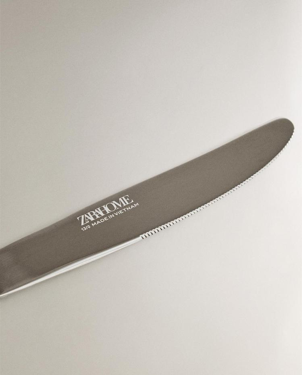 ZARA HOME СТАЛЬНОЙ НОЖ, СТАЛЬНОЙ СЕРЫЙ