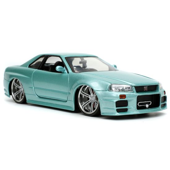 Модель Машинки Форсаж 1:24 FF 2002 Brian's Nissan Skyline Gtr R34 1:24 32608