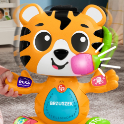 Fisher-Price - Танцующий и обучающий Тигруля Развивающая игрушка с музыкой и светом HYL33 / артикул   HYL33  / GTIN 194735250028