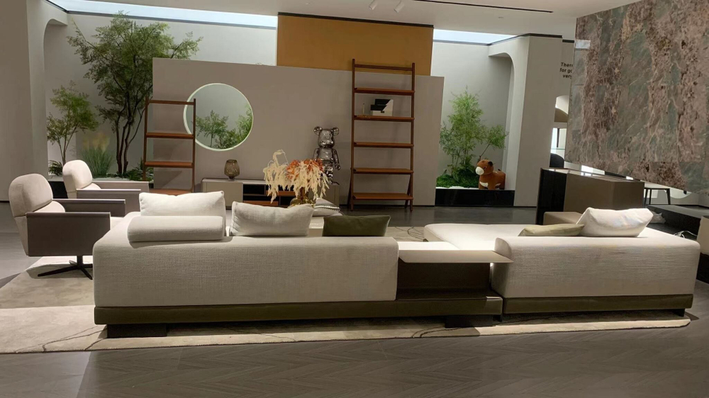 Диван угловой White