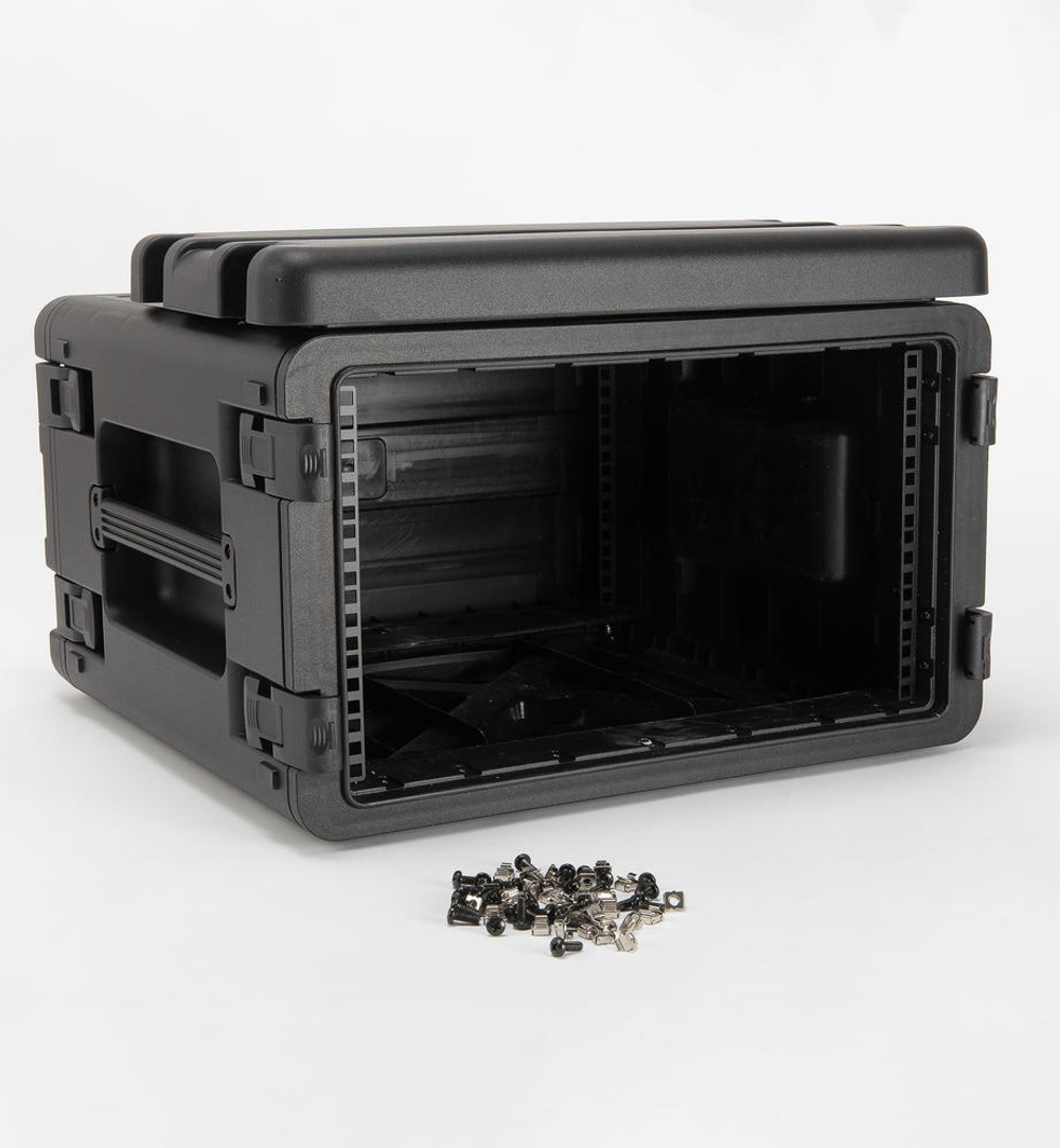 RACK | Ударопрочный пластиковый Рэковый кейс 6 юнитов DGCASE@RACK6U | Внут. размеры 485*483*275мм