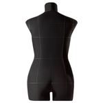 Манекен портновский Моника, комплект Про, торс, вид сзади, размер 50, цвет черный.