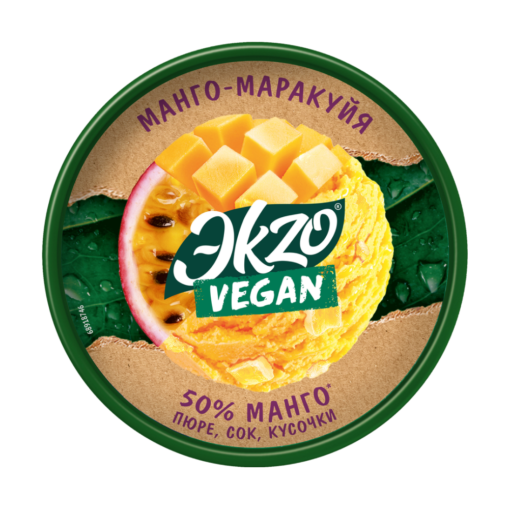 Мороженое Манго-маракуйя Ekzo, 270 г