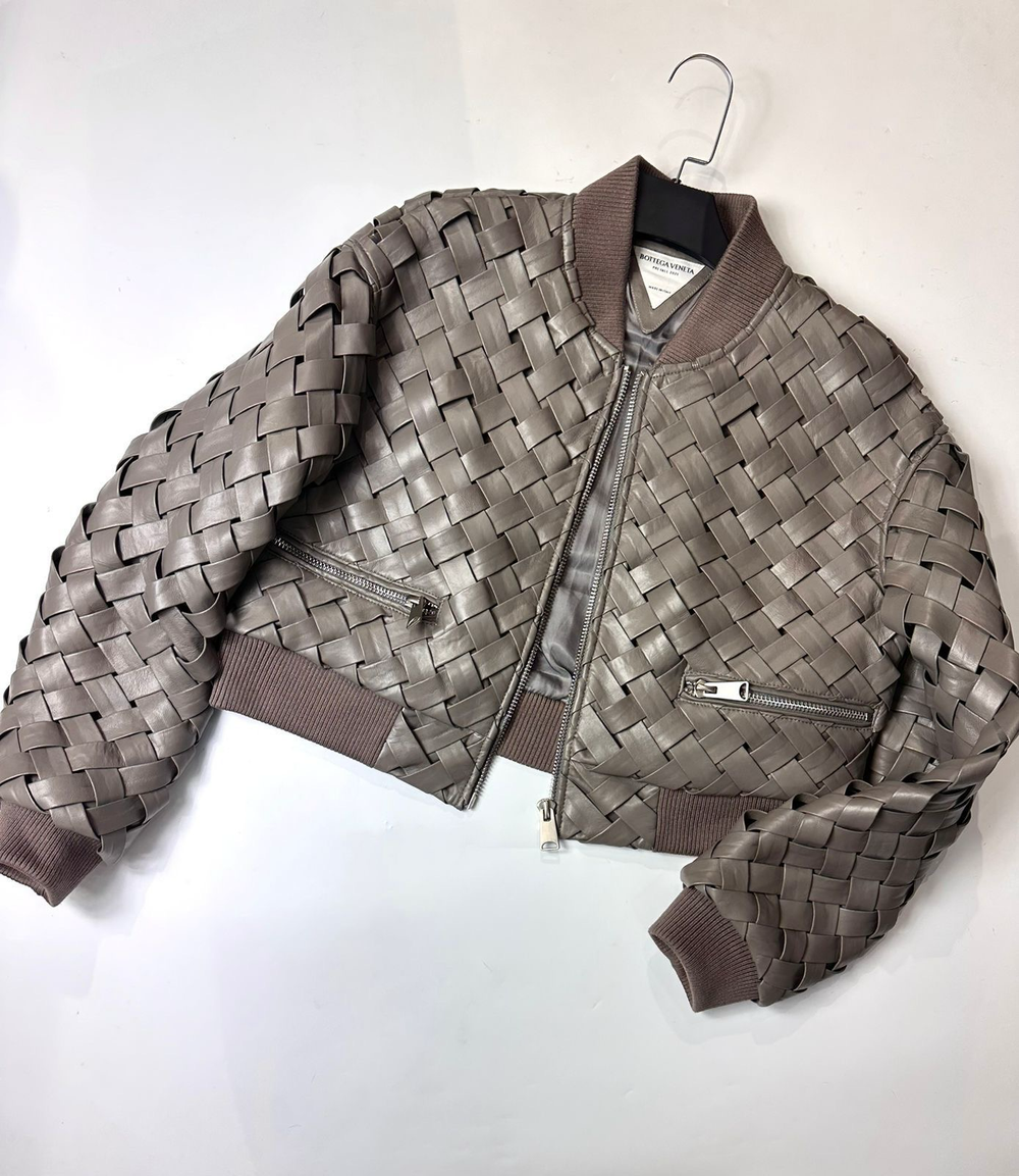Кожаная куртка Bottega Veneta