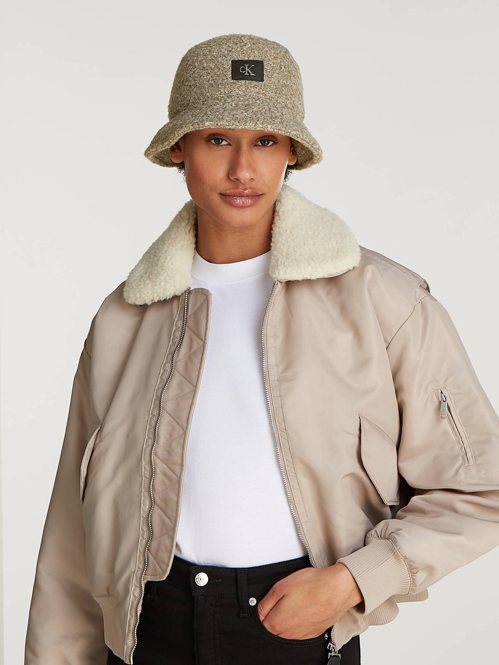 Шляпа CALVIN KLEIN JEANS - бежевый(K60K612754)