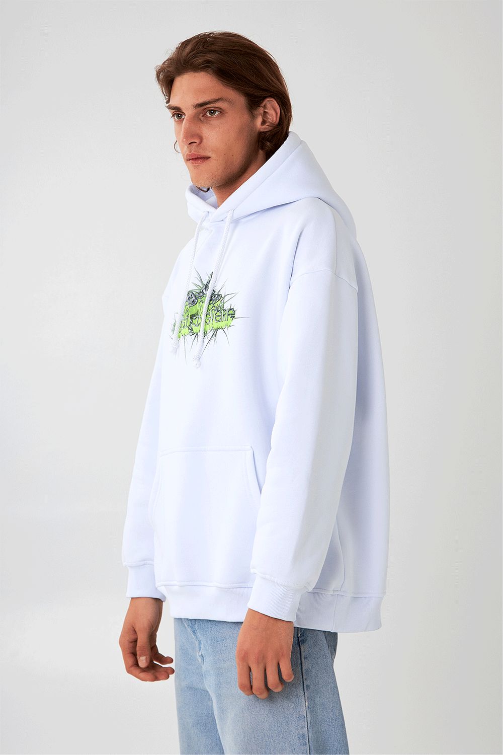 Худи Helgi Ingvarr БОРОВИЧКИ Белый