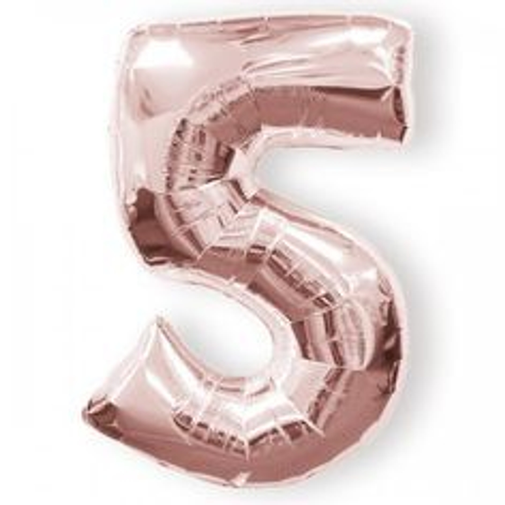 Цифра "5" (цвет на выбор) 1 шт