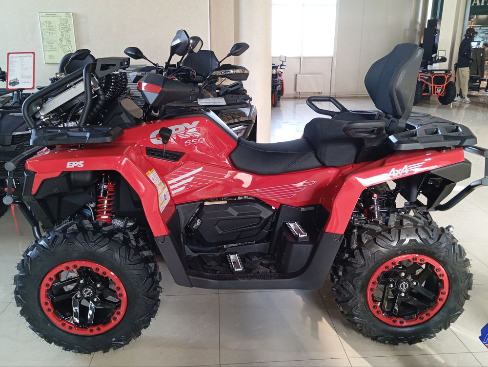 Квадроцикл HND QRX 650 PRO красный