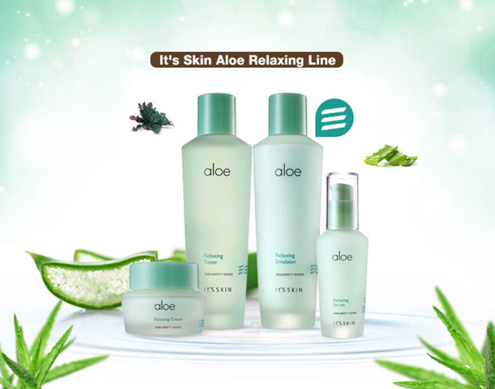 It's Skin Aloe Relaxing Toner увлажняющий тонер для лица с экстрактом алоэ