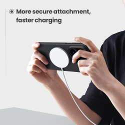 Чехол противоударный с MagSafe от Nillkin для Huawei Pura 80, серия Super Frosted Shield Pro Magnetic Case