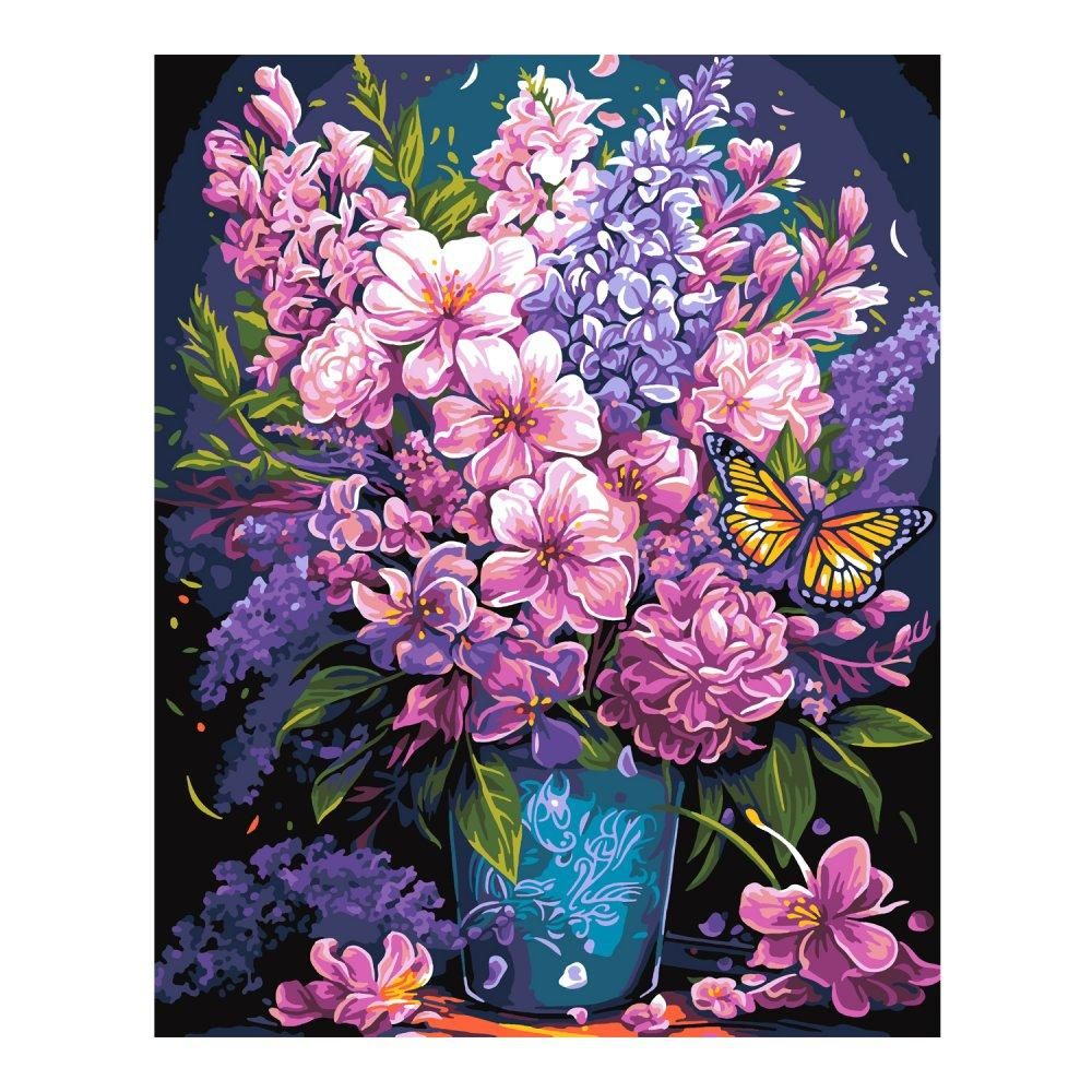 Картина по номерам 40*50см "Цветочный натюрморт" (на подрам.) (Lori) Картина по номерам 40*50см "Цветочный натюрморт" (на подрам.) (Lori)