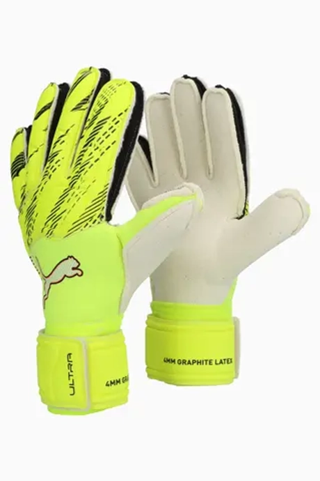 Вратарские перчатки Puma Ultra Pro Protect RC - зеленый