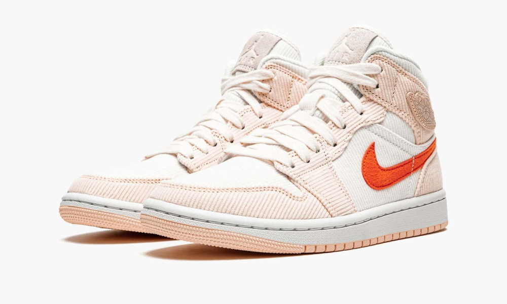 Air Jordan 1 Mid SE WMNS "Corduroy Sail"