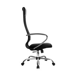 Кресло S-BK-8 (хром/черный)