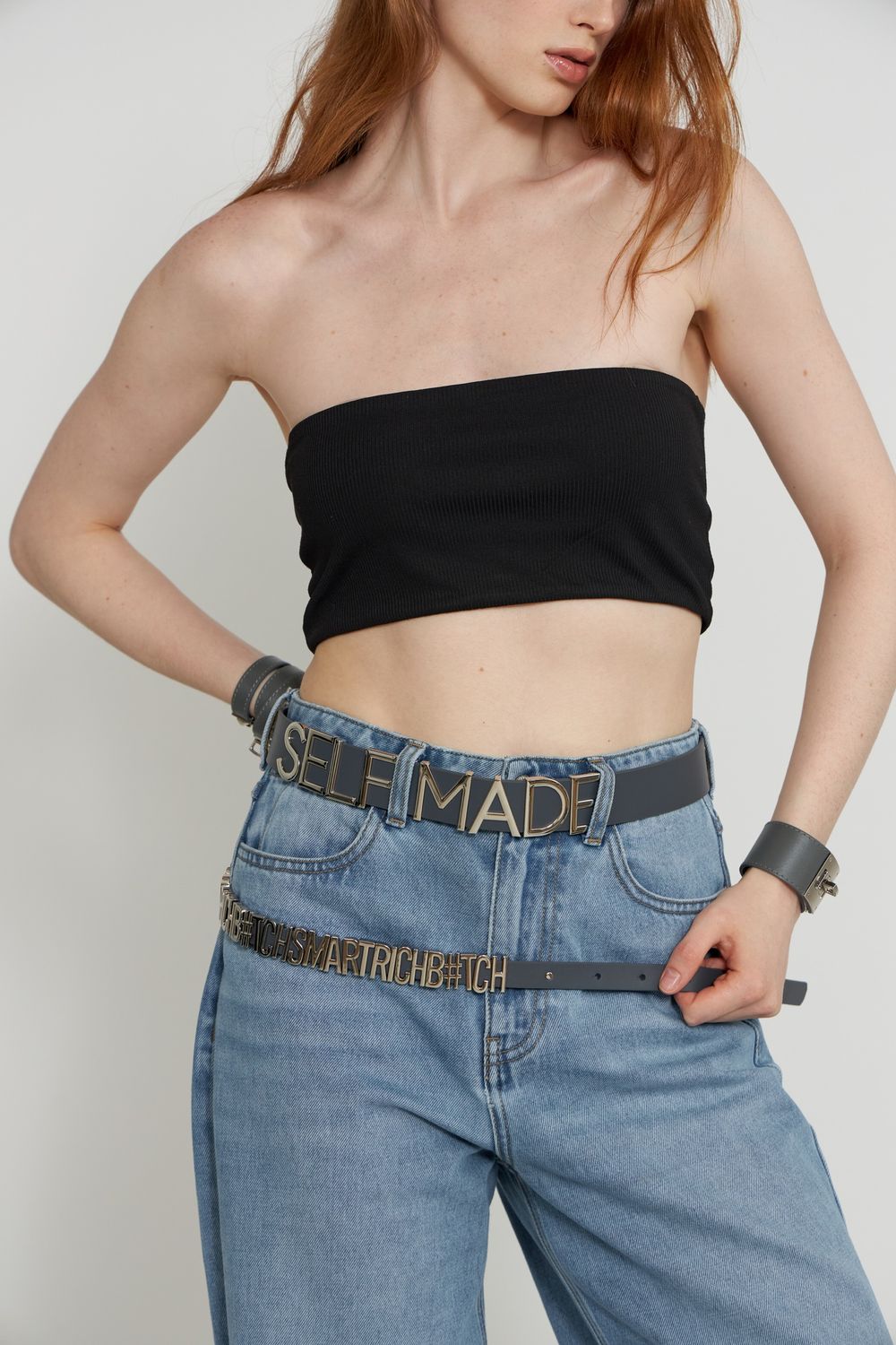 ТОНКИЙ РЕМЕНЬ НА КОБУРНЫХ КНОПКАХ SRB GRAPHITE