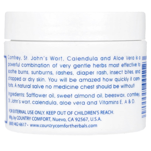 Country Comfort, Herbal Savvy, окопник и алоэ вера, 57 г (2 унции)