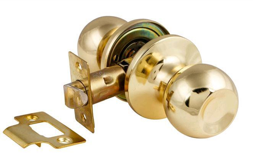 Защелка-Комплект  S-Locked 6072-05 PS PB круглая пустая ЗОЛОТО /116309