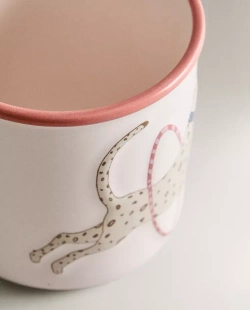 ZARA HOME ДЕТСКАЯ КРУЖКА ИЗ КЕРАМИКИ «ГЕПАРД», РАЗНОЦВЕТНЫЙ