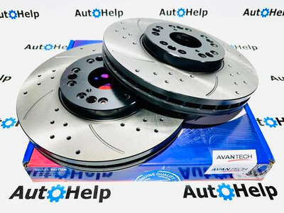Диск тормозной перфорированный Avantech BR2702S передний левый 296mm
