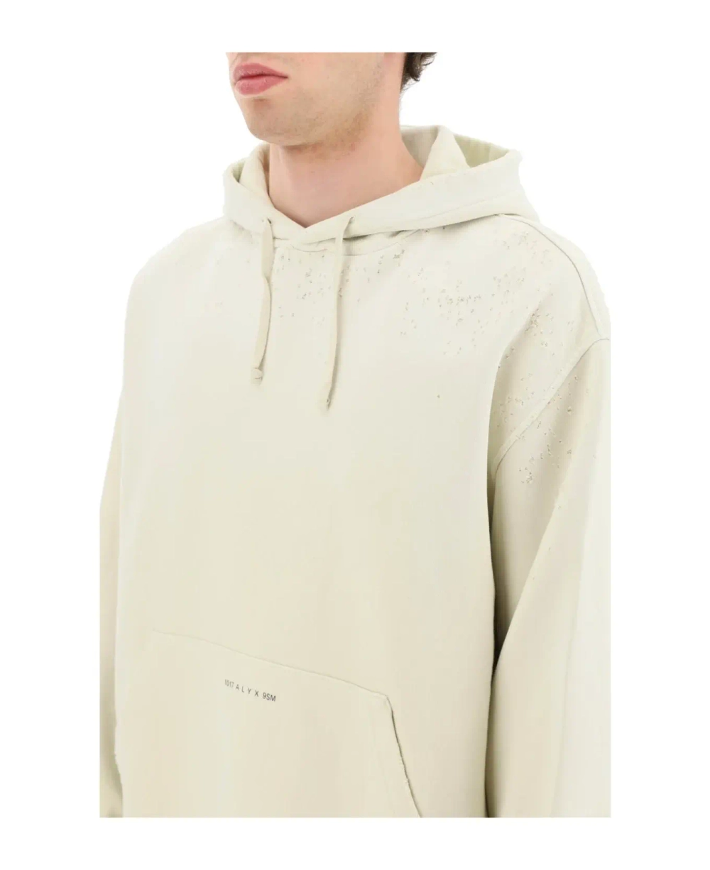 1017 ALYX 9SM Destroyed Distressed Hoodie
