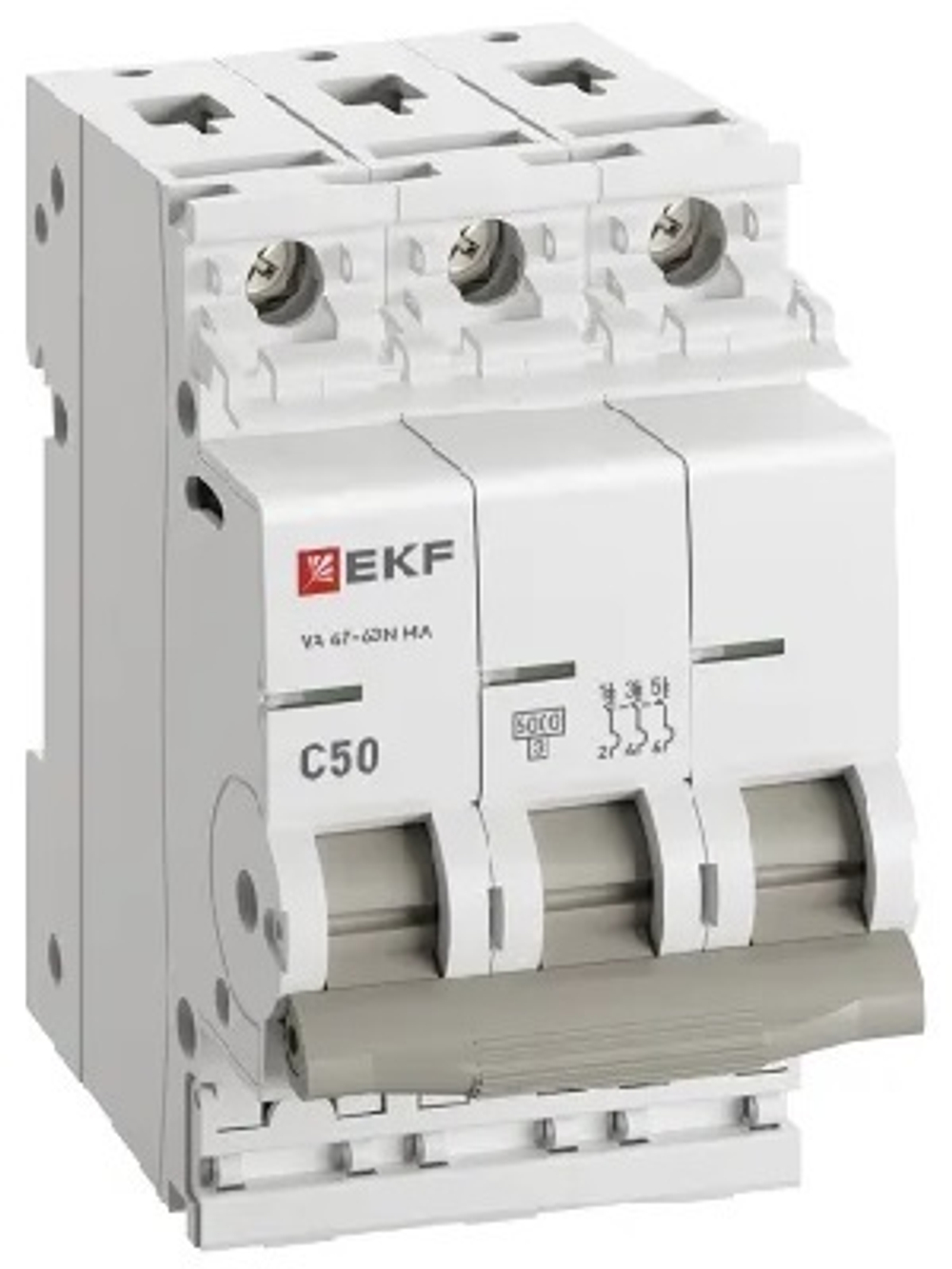 Автоматический выключатель  EKF M63MA6350C