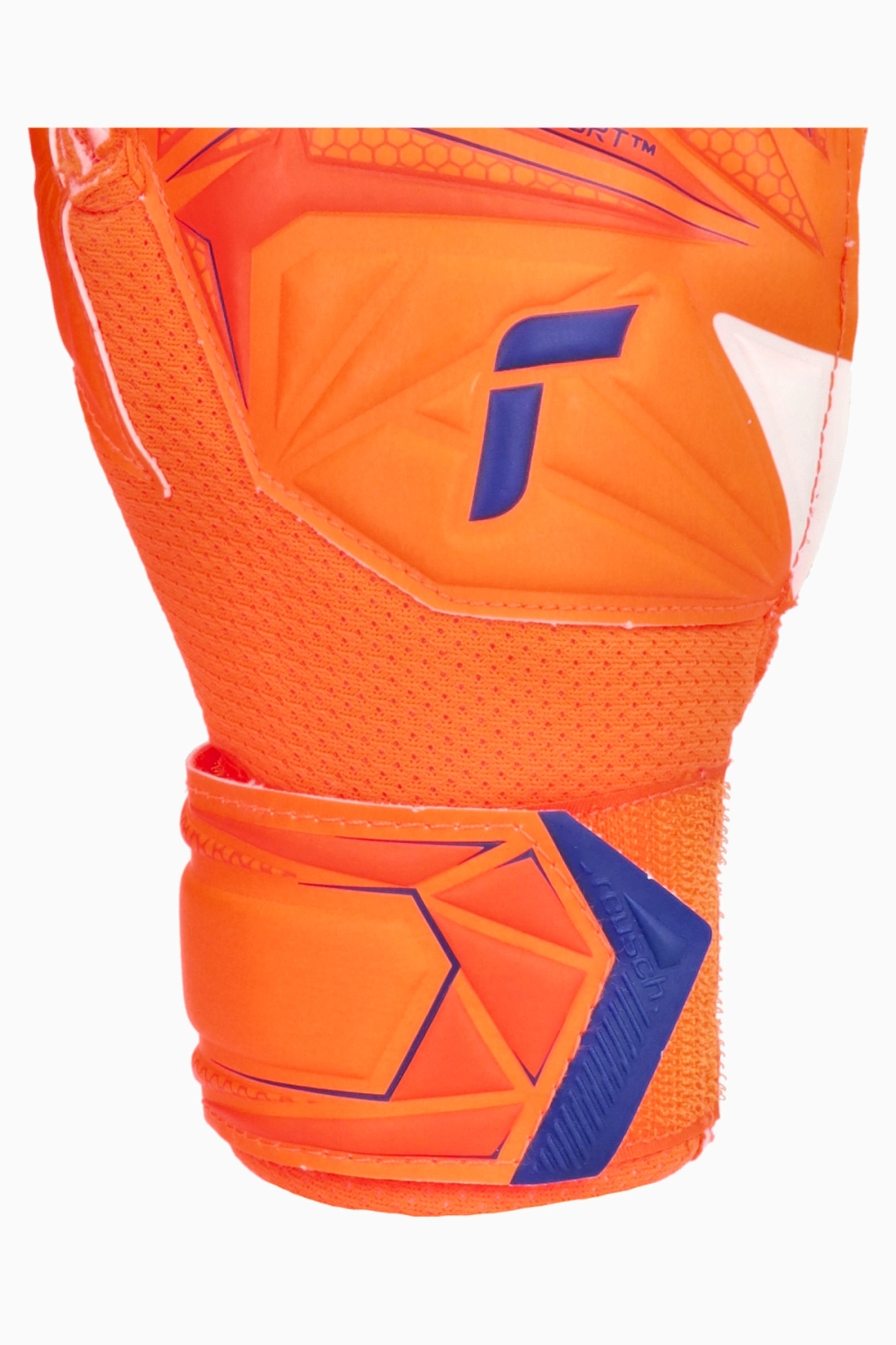 Вратарские перчатки Reusch Attrakt Solid Finger Support Junior - оранжевый