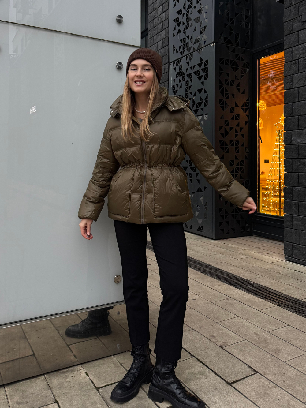 Пуховик BAE лак хаки