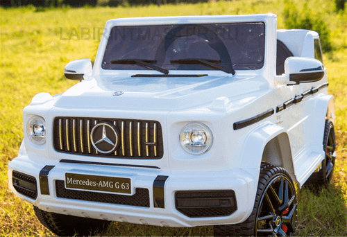 Детский электромобиль "Mercedes-Benz  G63" 12V,белый