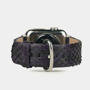 Ремешок кожаный для Apple Watch 42/44mm Classic фиолетового цвета