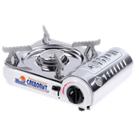Газ. плита Следопыт PF-GST-N04 WeenY Нерж.  2.1кВт 150г/ч 1.38кг