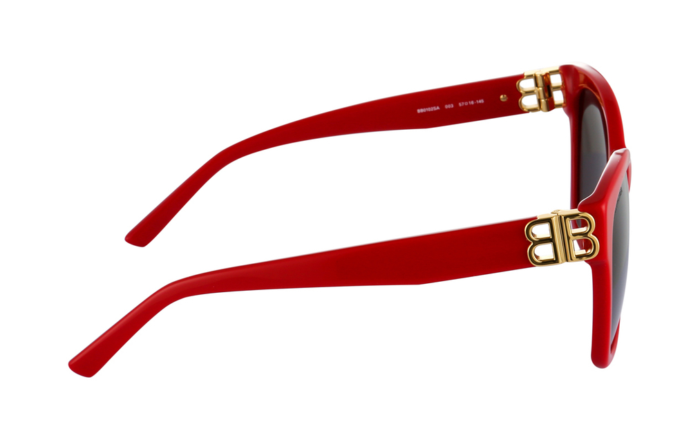 Balenciaga Plate Frame Square Sunglasses Women"s